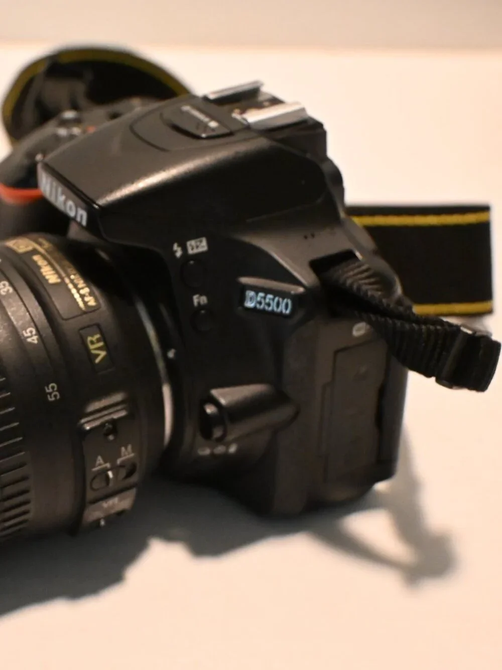 Nikon D5500 DSLR camera with 18-55 mm & 55-200 mm lenses. Many extras included.